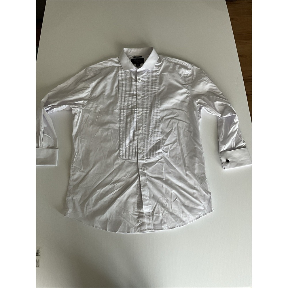 Michelsons WHITE LONG SLEEVE FORMAL TUXEDO 17.5/32/33 XL